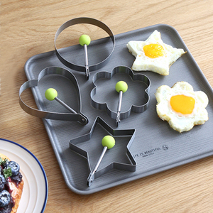 不锈钢心型煎蛋模具-爱心煎鸡蛋器-DIY厨房小工具
