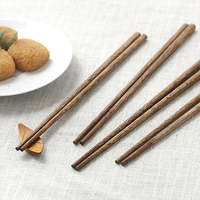 日式天然原木鸡翅木筷-无漆无蜡红木实木环保筷子